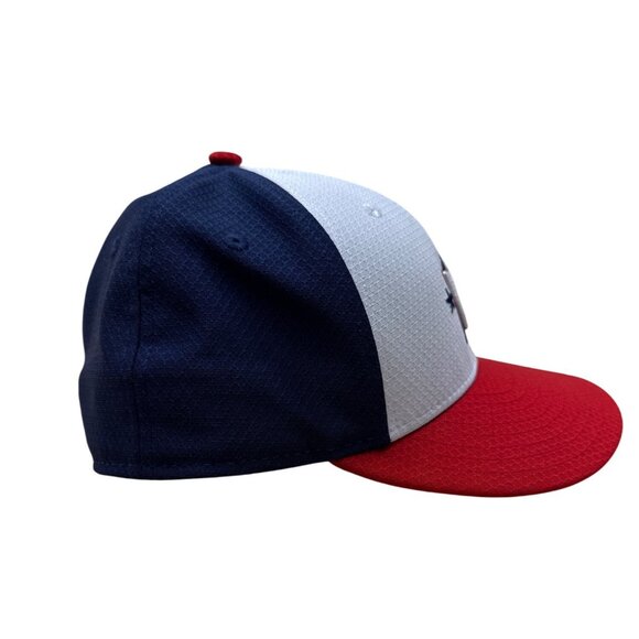New Era Washington Nationals 59FIFTY Fitted Cap Size 7 1/8 Red White & Blue - Picture 2 of 10